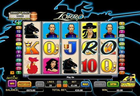 aristocrat zorro slot game free